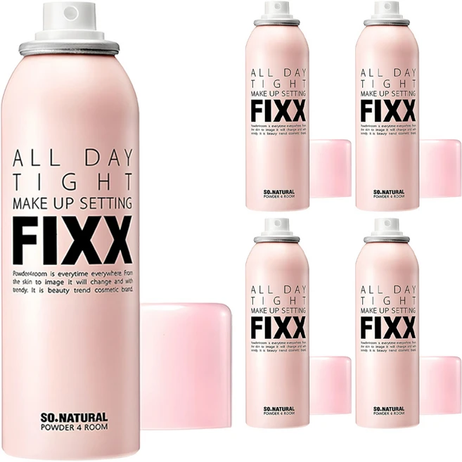 쏘내추럴 올 데이 타이트 메이크업 세팅 픽서, 75ml, 5개 - 쿠팡