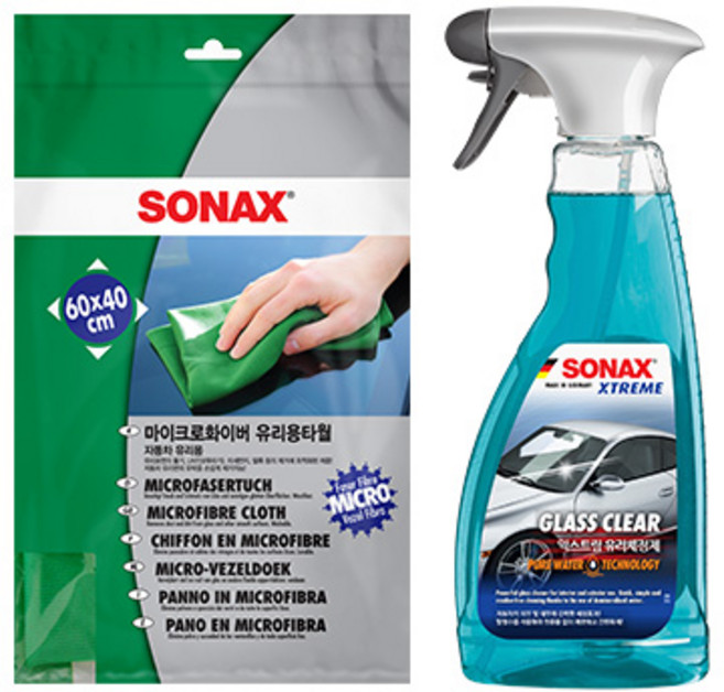 소낙스 익스트림 유리관리 세트, 1세트