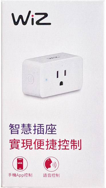 香港 WiZ Smart Plug REC Type-B Wi-Fi 智慧插座, 1個