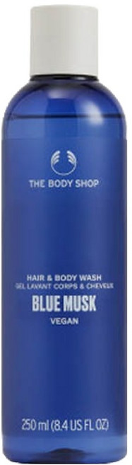 더바디샵 블루 머스크 헤어 앤 바디워시 머스크향, 250ml, 1개
