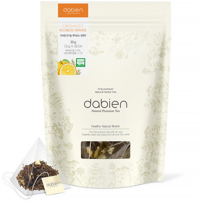 다비앙 유기농 루이보스 오렌지, 1.5g, 20개입, 1개