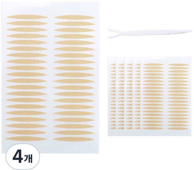 러비쉬 쌍커풀 테이프 240p, 4개, 스트라이프