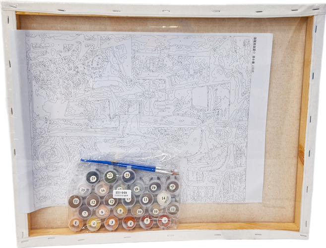 ArtLife 藝術生活 數字油畫DIY DT217 50 x 40cm, 畢卡索 小提琴與葡萄, 1個