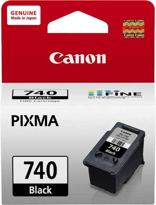 Canon 佳能 原廠墨水匣 PG-740 8ml, 黑色, 1個