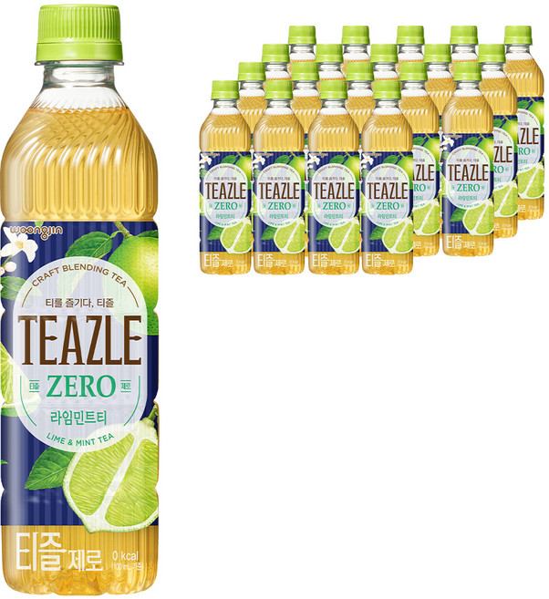 티즐 제로 라임민트티, 500ml, 20개