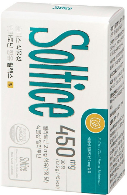 솔티스 식물성 멜라토닌 함유 릴렉스 정, 1개, 30정