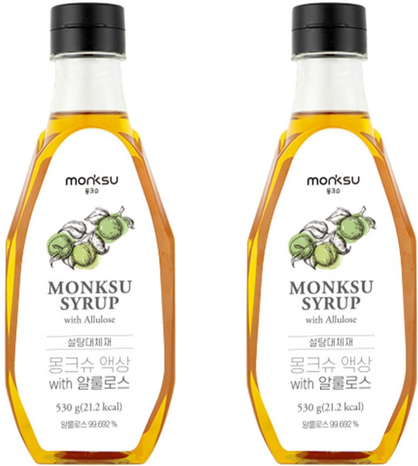몽크슈 액상 WITH 알룰로스, 530g, 2개