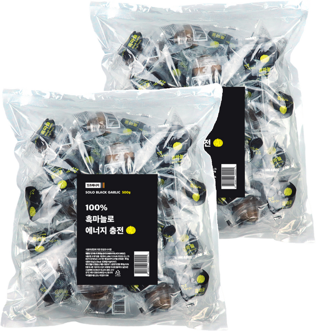 잇츠에너지 흑마늘 개별포장, 500g, 2개