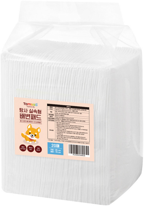 탐사 실속형 배변패드, 20개입, 1개
