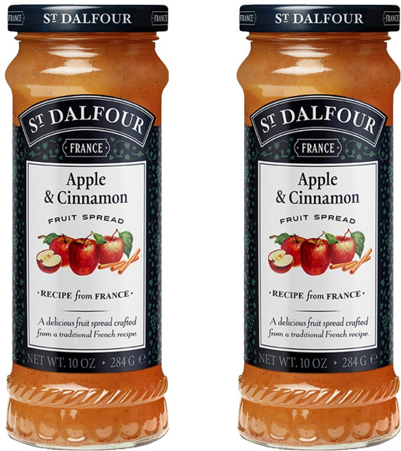 샹달프 애플 & 시나몬잼, 284g, 2개