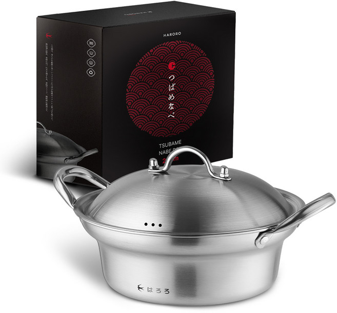 하로로 인덕션 겸용 츠바메 나베 전골 냄비, 1개, 20cm