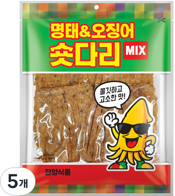 한양식품 주식회사 숏다리mix 고소한맛, 5개, 140g
