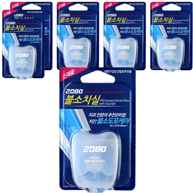 2080 불소 치실, 40m, 1개입, 6개