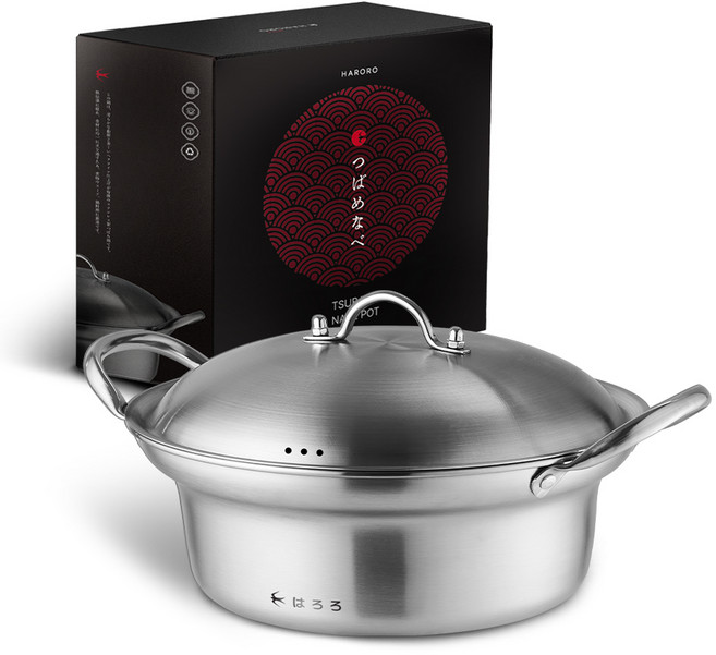 하로로 인덕션 겸용 츠바메 나베 전골 냄비, 1개, 24cm