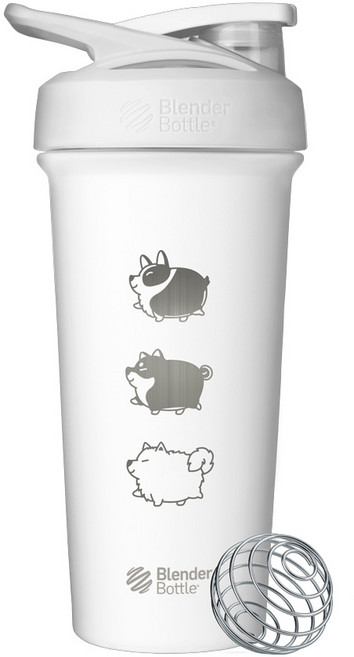 Blender Bottle Strada Sleek 不鏽鋼杯, 白色, 740ml, 1個