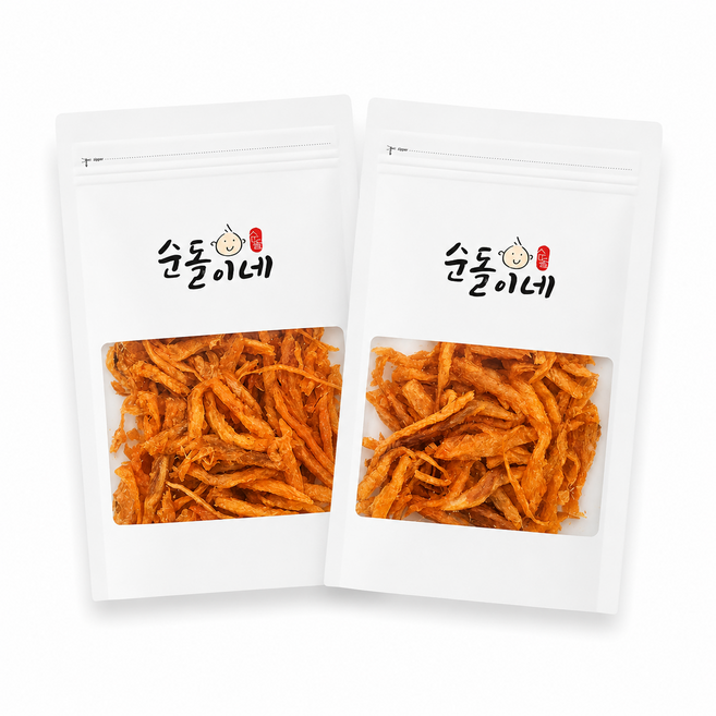 순돌이네 매콤 먹태, 2개, 60g