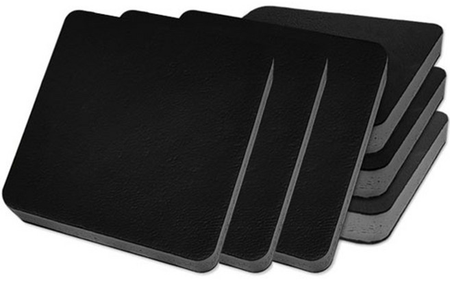 유일테크 사각검정 조각매트, 6개