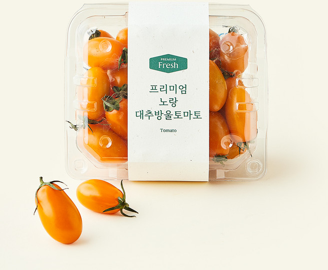 프리미엄 노랑대추 방울토마토, 500g, 1개