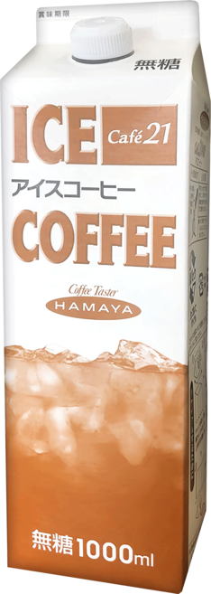 HAMAYA Café 21 黑咖啡 無糖, 1個, 1L