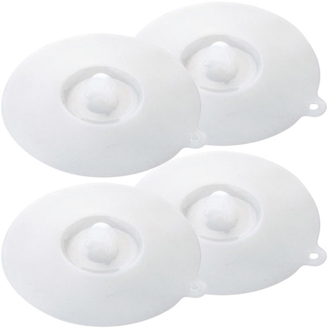 g111矽膠杯蓋, 4個, 矽膠 白色