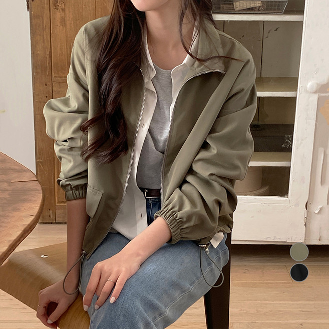 afinar 女款短版防風夾克