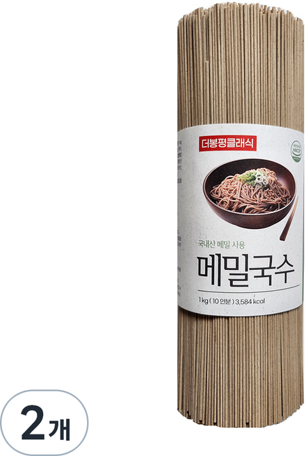 더봉평클래식 메밀국수, 1kg, 2개