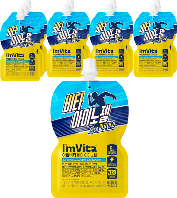 아임비타 멀티비타민 아미노젤, 100g, 10개