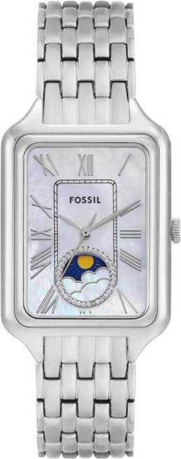 FOSSIL 女士 Raquel 日月金屬手錶 ES5400 + 組合包