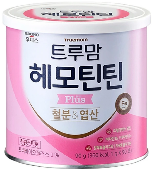 트루맘 헤모틴틴 플러스 유아 철분 앤 엽산, 90g, 1개 - 쿠팡