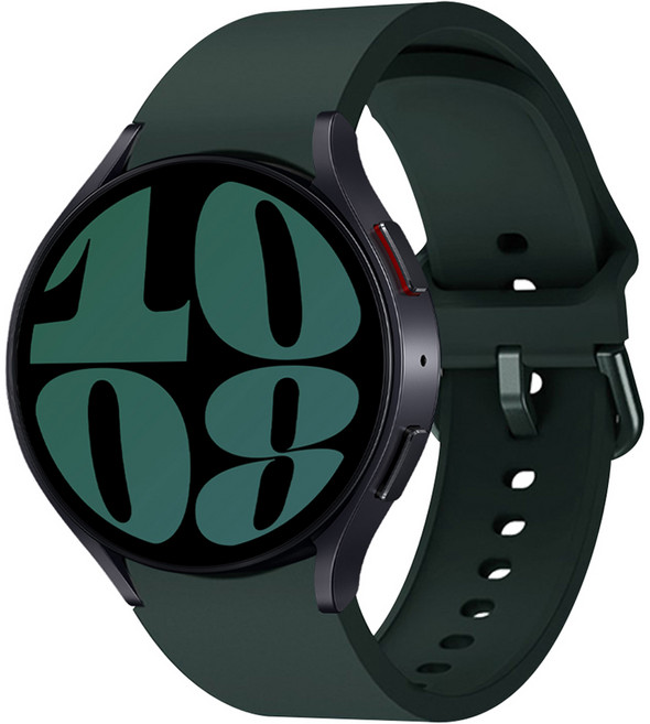 아이몰 갤럭시워치 실리콘 밴드 버클 스트랩, 포레스트 그린, 1개