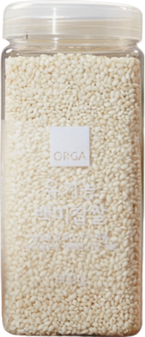 올가홀푸드 유기농 백미찹쌀, 800g, 1개