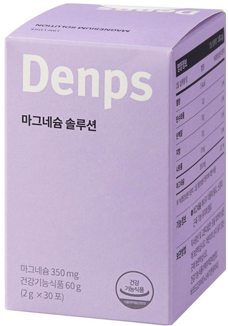 덴프스 마그네슘 솔루션, 60g, 1개