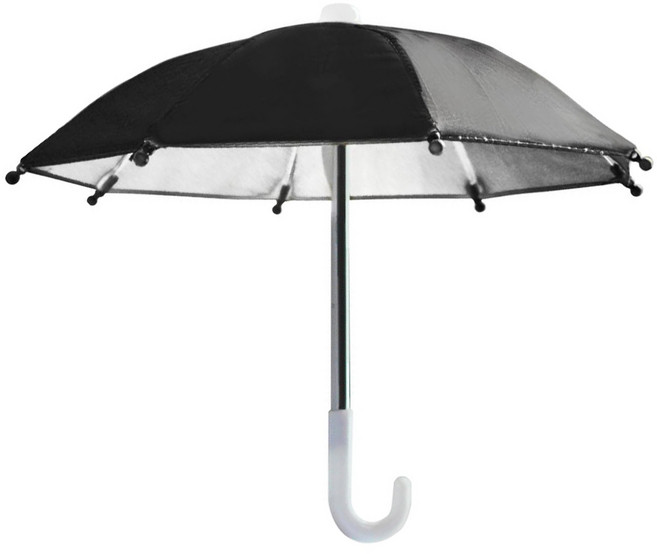 擋風擋雨機車小雨傘, 黑色
