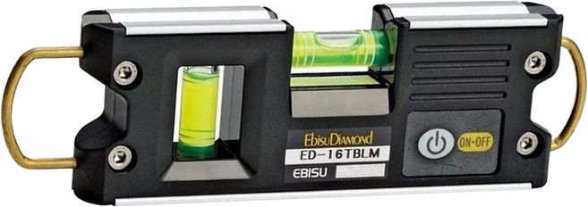 Ebisu DiAMOND Pro Mini系列 雙掛勾強磁性LED水平尺, 1個