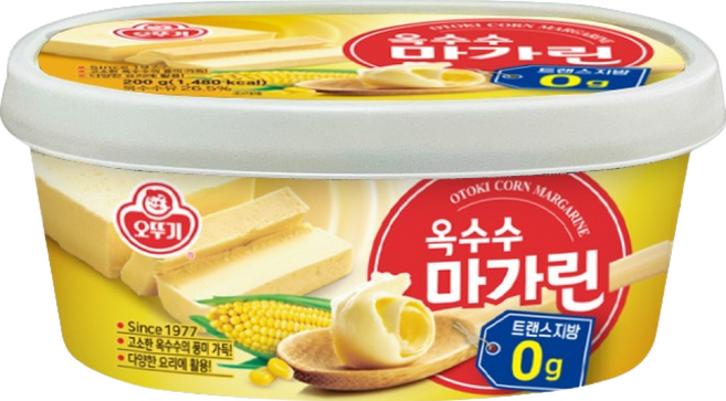 오뚜기 옥수수 마아가린, 200g, 1개