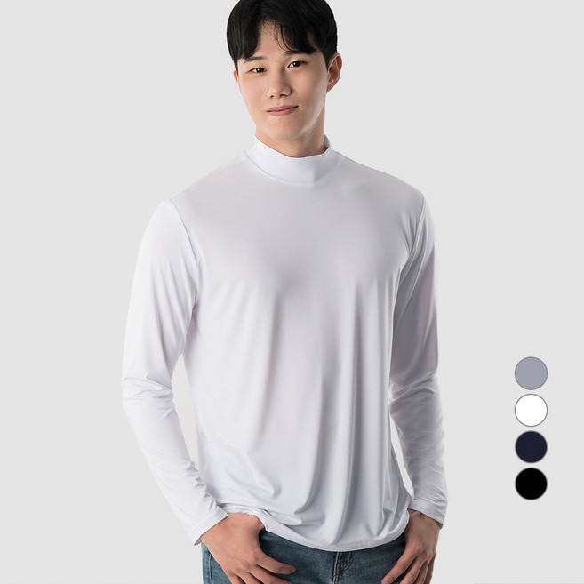 아르메데스 남성용 기능성 긴소매 터틀넥 티셔츠 AR-153