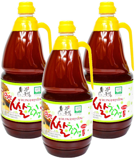 강봉석 명인 쌀조청, 2.5kg, 3개
