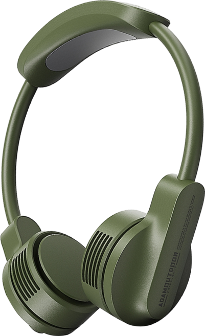 ADAMOUTDOOR 極限冰鎮頸掛風扇, ADFN-NFC400, 綠色