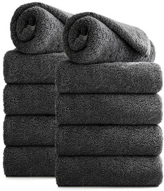 타월톡톡 국내생산 호텔수건 200g 40수 코마사, 딥그레이, 10개