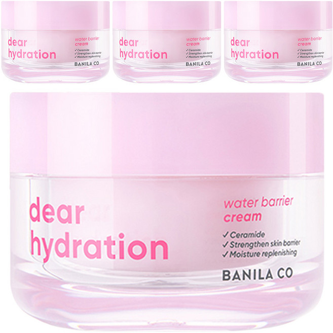 바닐라코 디어 하이드레이션 워터 배리어 수분 크림, 50ml, 4개