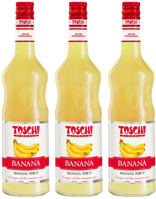 토스키 바나나 시럽, 1L, 3개