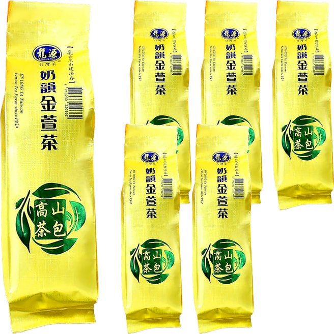龍源茶品 鑫龍源 茶農職人經典台灣 奶韻金萱茶包, 2g, 30包, 6袋