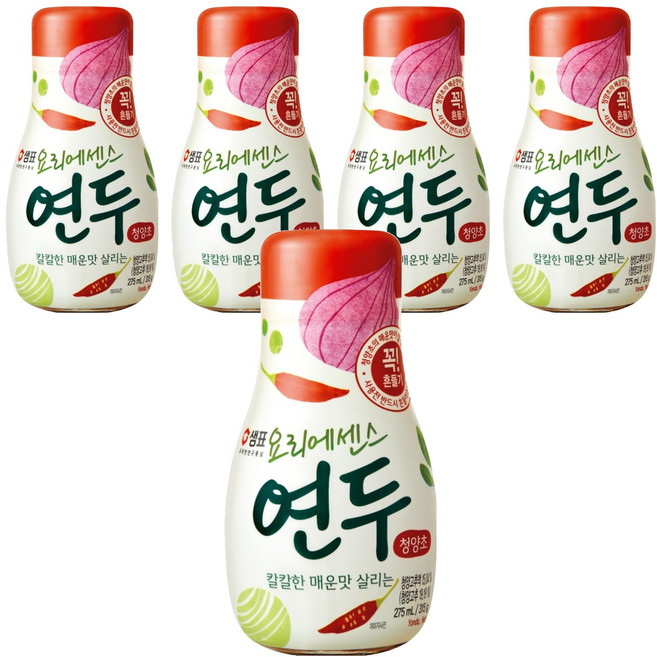 연두 요리에센스 청양초, 275ml, 5개