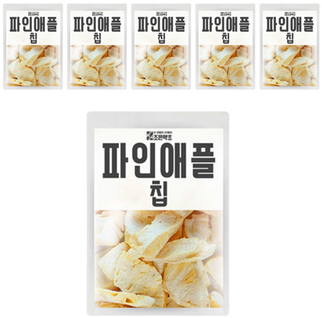 조은약초 동결건조 파인애플 칩, 150g, 6개