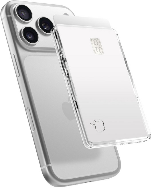 엘라고 맥세이프 카드지갑 케이스, 투명, 1개