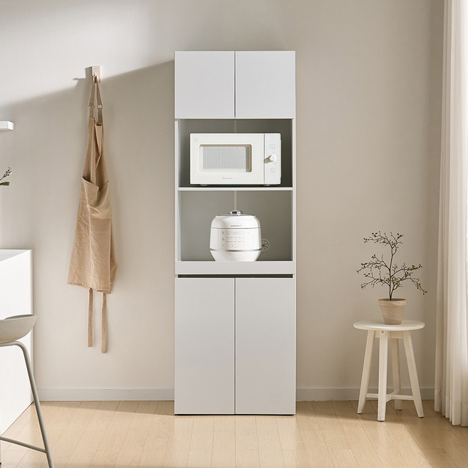 서울소호 LPM 1800 키큰 밥솥 선반 오브 주방 렌지대 방문설치, 그레이, 5단