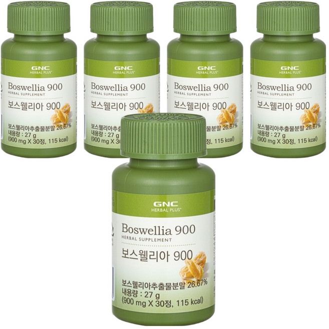 GNC 보스웰리아 900, 30정, 5개