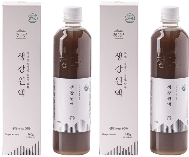 청농 생강원액, 740g, 1개입, 2개