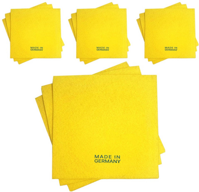 홈밸류언스 대영 독일 부직포 행주 옐로우, 12개