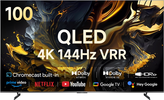 샤오미 4K UHD QLED TV Max, 254cm(100인치), L100MA-MAXEA, 벽걸이형, 방문설치